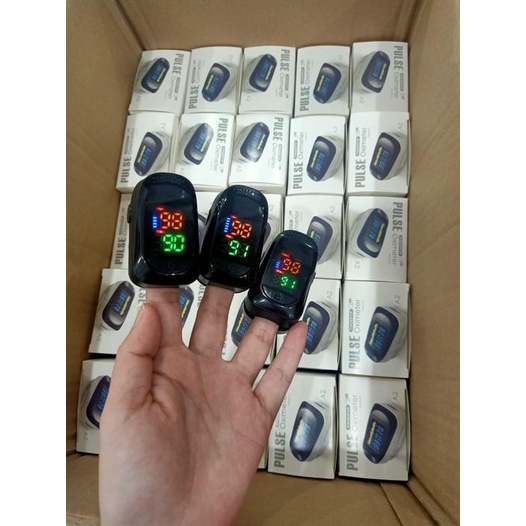 Máy đo huyết áp kẹt ngón tay kỹ thuật số Màn hình OLED màu kép đo nồng độ Oxy, SpO2 trong máu SpO2 Pulse Oximeter