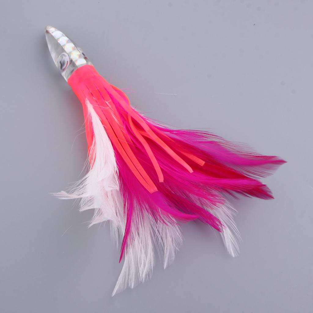 Fishing Lures Squid Octopus Skirts Lure Soft Baits Crankbaits Pink White
