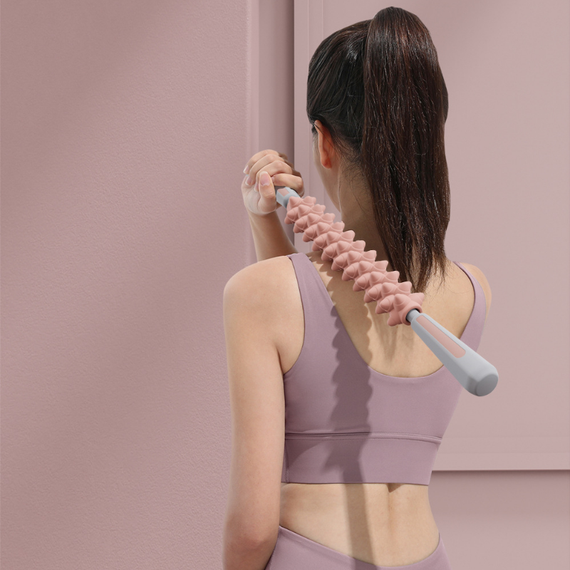 Yoga Cột phòng tập thể dục thể dục thể dục Pilates Poam Pooler BÀI HÁT BACK MASSAGE ROLLER YOGA BRICK BRICK HOME Thiết bị tập thể dục thư giãn hình dạng massage Color: green Pro