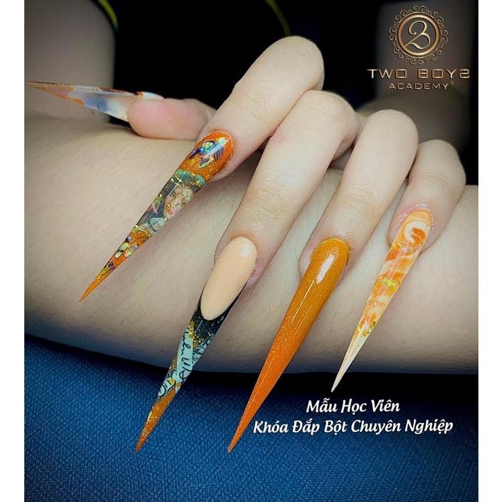 Bột đắp móng màu nhũ, chất bột dẽo mịn dễ đắp, ombre, hủ 25g, mã màu N148-N152