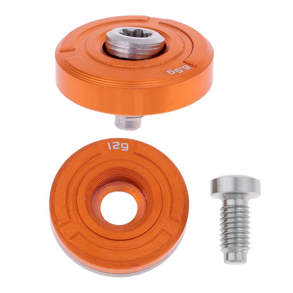 2Pcs Golf Weight Screw, Orange, 6.5g and 12g, 7 Driver Head Clubs, Golf Club accessories