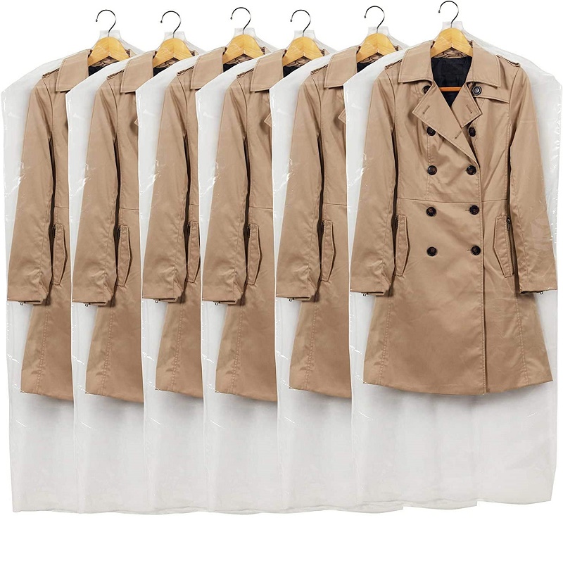 Set 06|08 túi bọc quần áo treo tủ chống bụi, chống côn trùng Towa Sangyo - Made in Japan