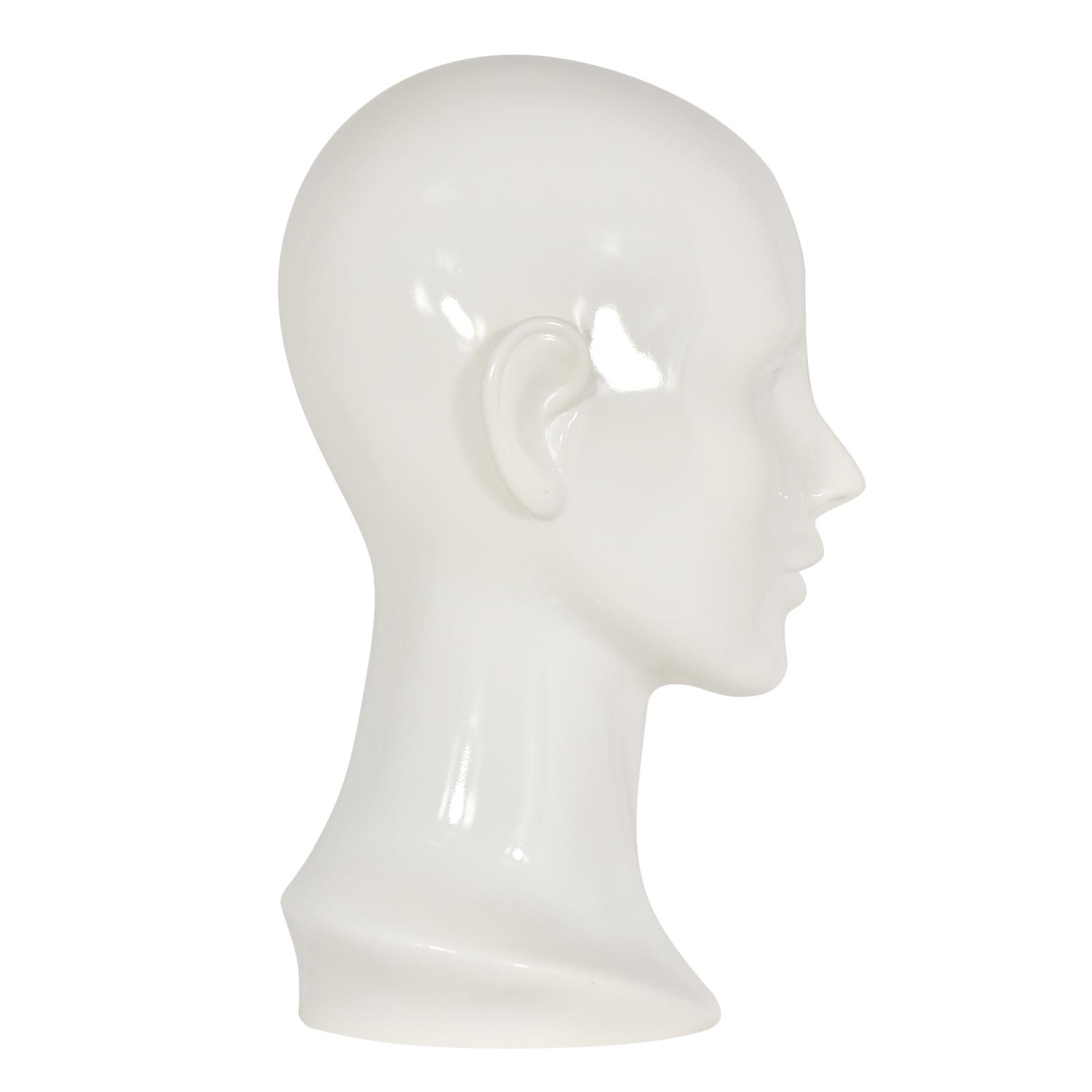 Female Plastic PVC Mannequin Head Model Hat Wig Display Stand Rack