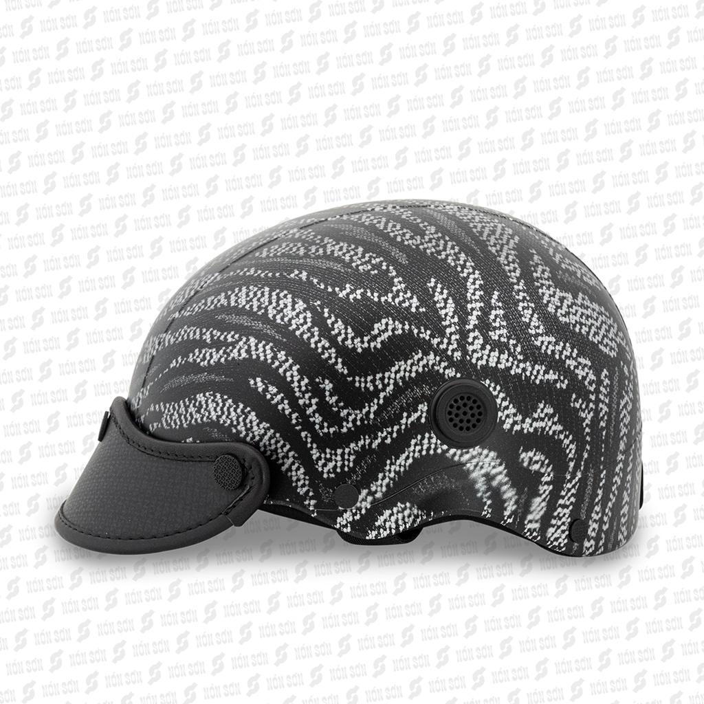 Mũ bảo hiểm lỗ thông gió phiên bản mới NÓN SƠN chính hãng HV-ĐN096