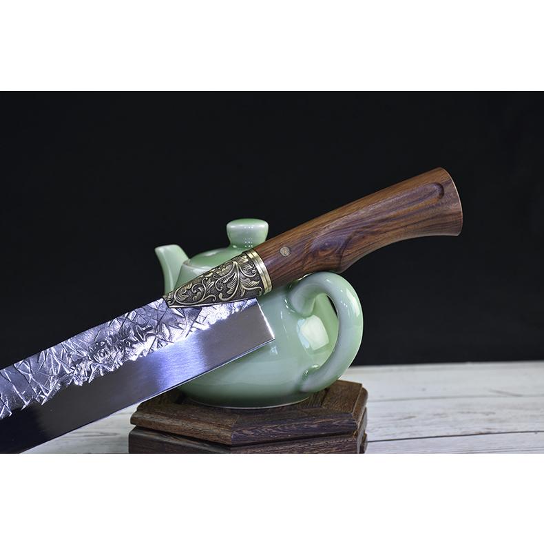 DAO BẾP - DAO THÁI HOA VĂN KHÂU ĐỒNG MÃ A12 DT157 NT topcomshop vn