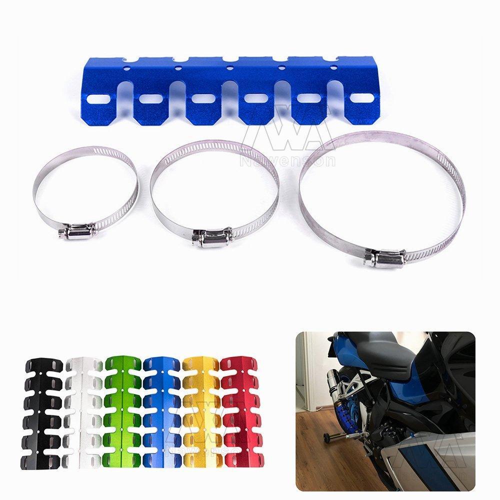 25CM Universal Motorcycle Exhaust Muffler Pipe Leg Protector Heat Shield Cover For All Dirt Bike Racing