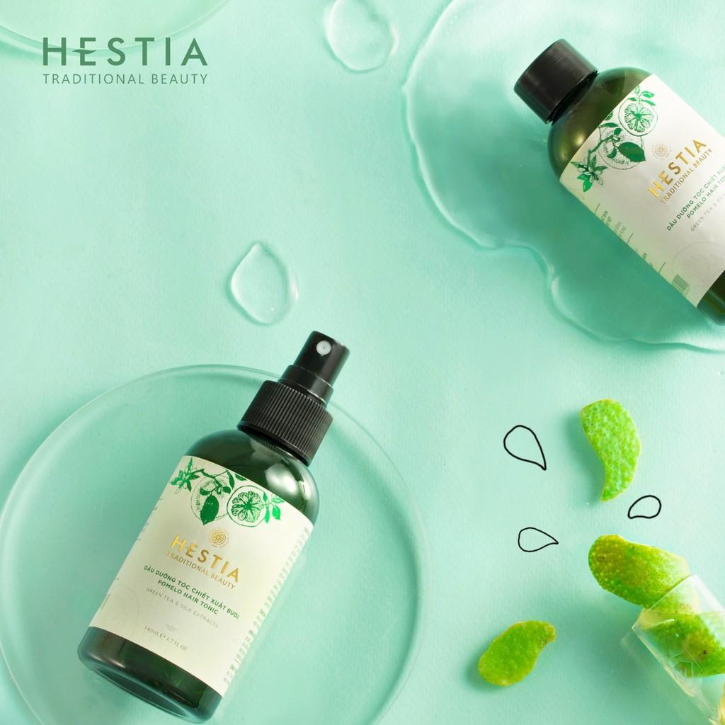 Tinh Dầu Bưởi Xịt Mọc Tóc - Tinh Dầu Dưỡng Tóc Hestia Pomelo Hair Tonic 140ml