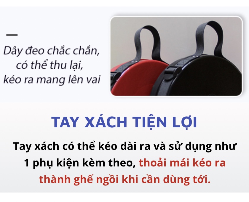 GHẾ XẾP du lịch 9 nấc