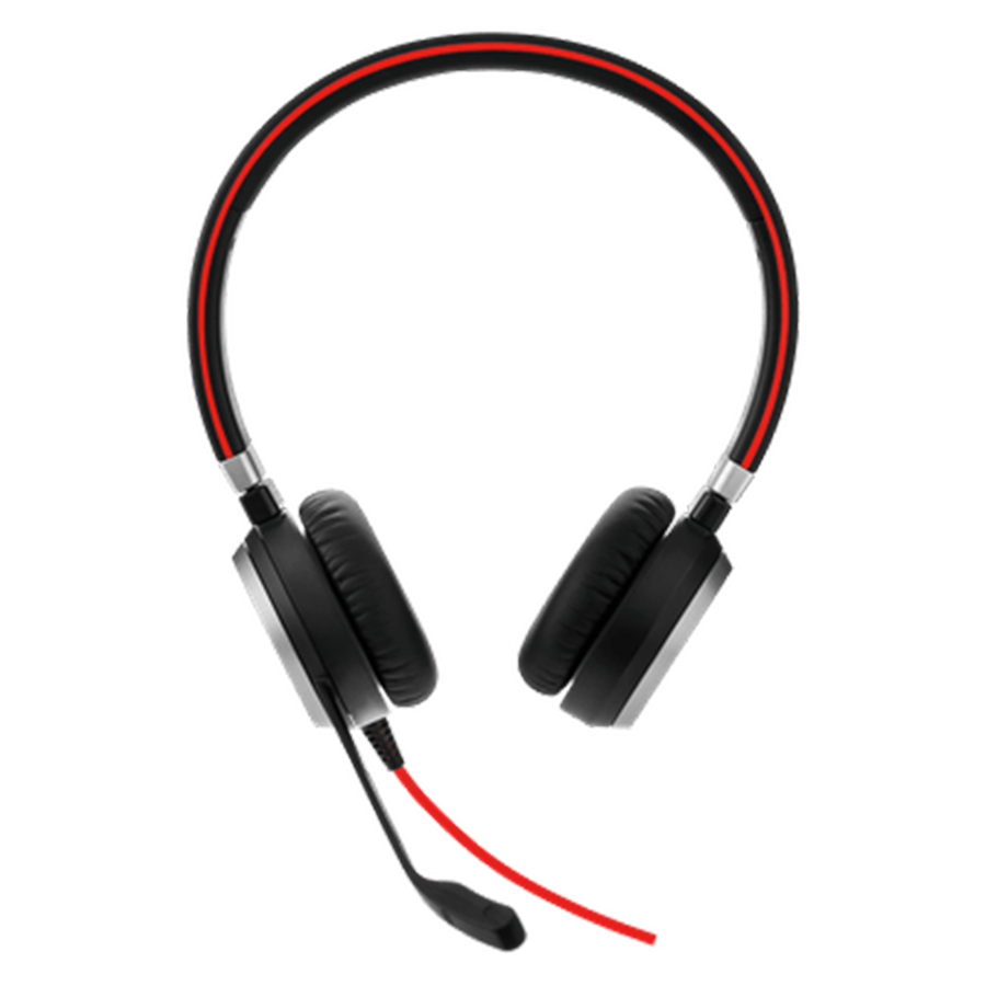 [Hàng chính hãng] - Tai nghe đàm thoại kết hợp giải trí Jabra Evolve 40 MS Stereo