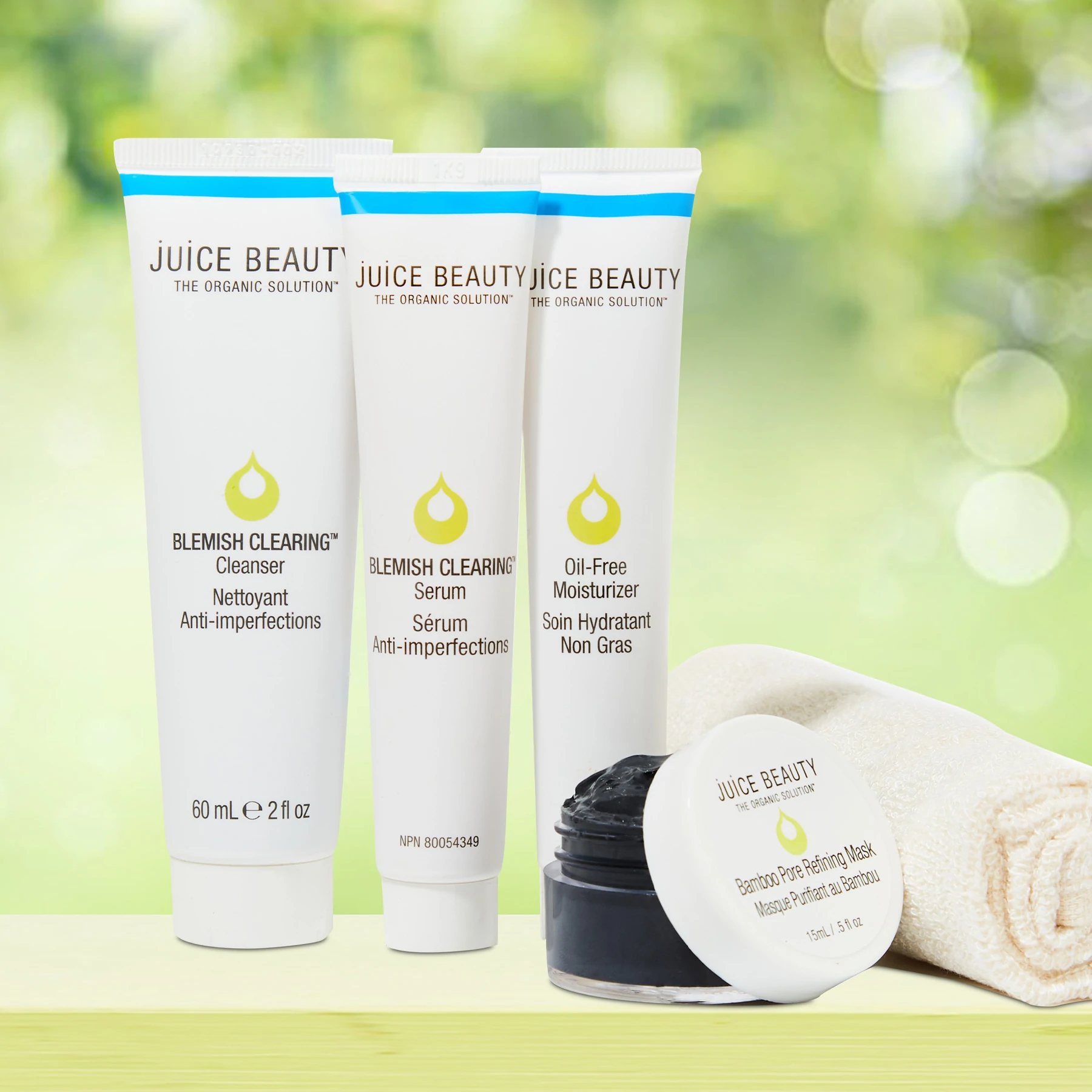 Bộ Giảm Mụn Hữu Cơ Juice Beauty Blemish Clearing Solutions