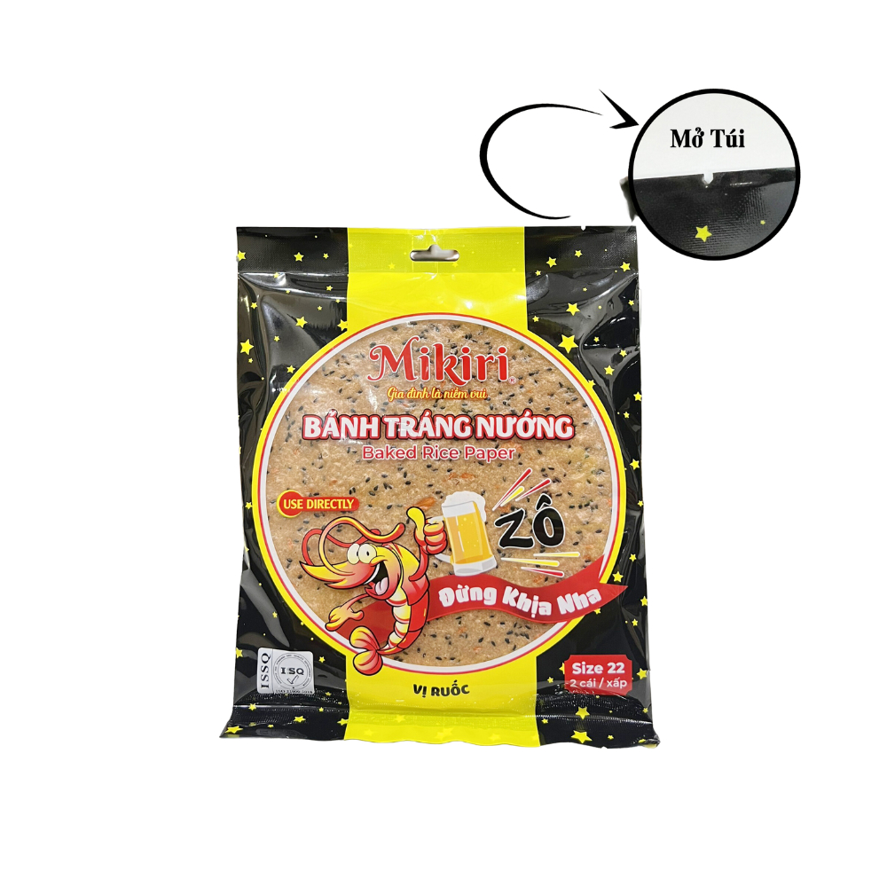 Bánh Tráng Nướng Cà Khịa Mikiri ( vị ruốc )