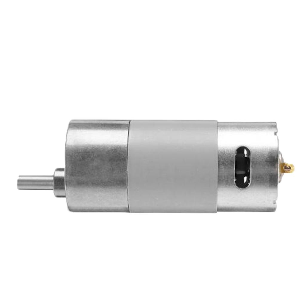 12VDC Động Cơ Giảm Tốc Mô-men Xoắn Cao Giảm Tốc Độ Động Cơ Giảm Tốc Trung Tâm Trục Đầu Ra