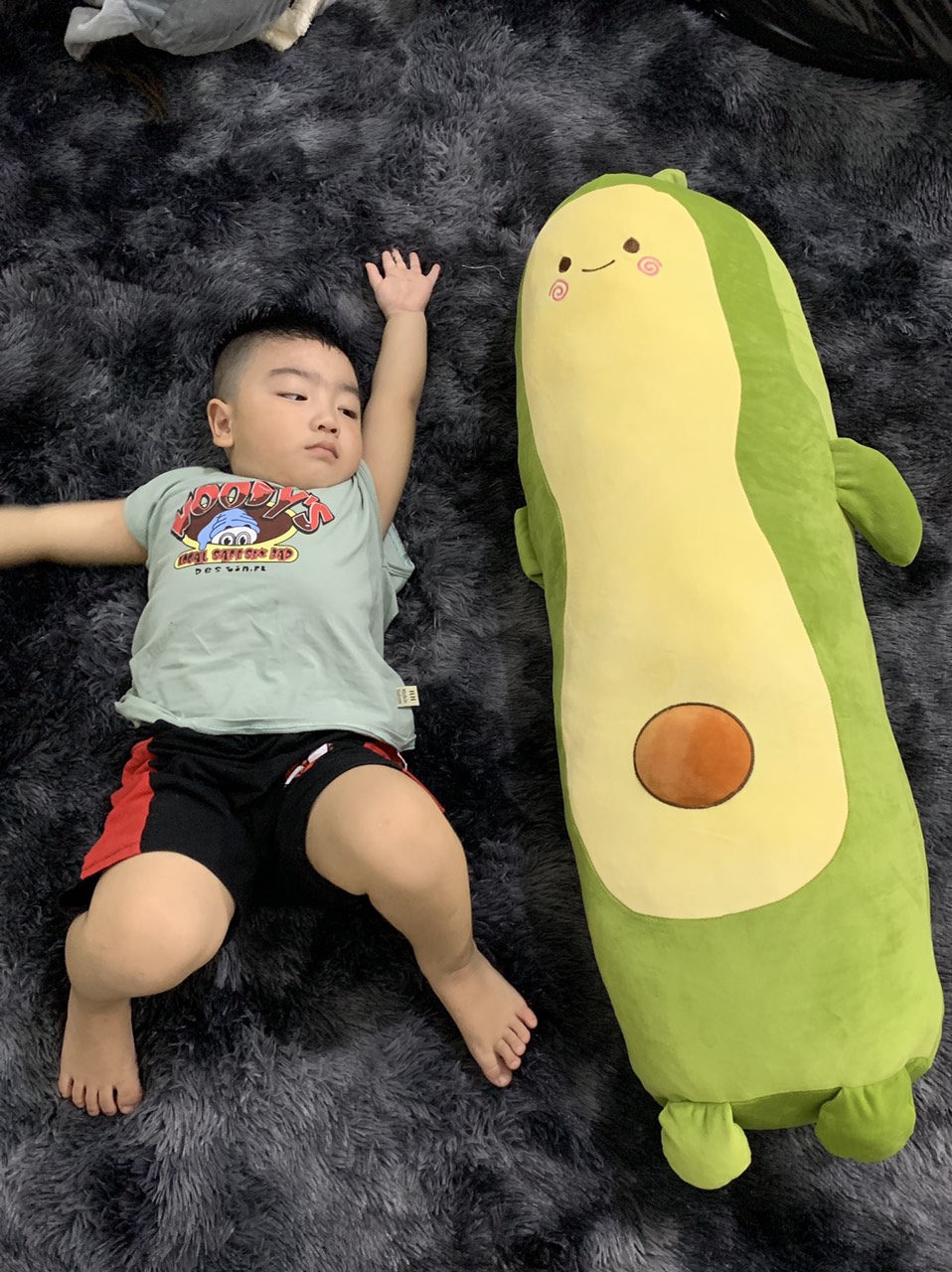 Gối Ôm Hình Ngộ Nghĩnh Dễ Thương Dành Cho Trẻ Em ( size 100cm) Bé Bơ