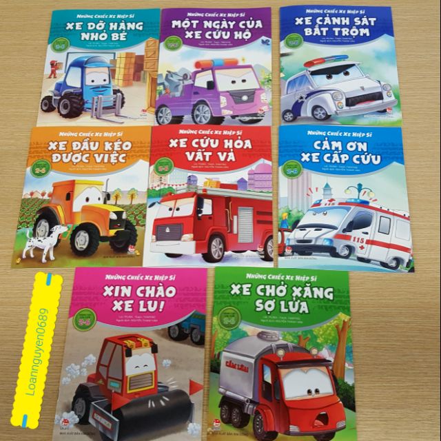 Sách - Combo Những Chiếc Xe Hiệp Sĩ - NXB Kim Đồng