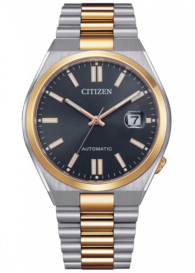 Đồng Hồ Nam Citizen Tsuyosa Dây Thép Không Gỉ Máy Cơ-Automatic NJ0154-80H - Mặt Xám (Sapphire)
