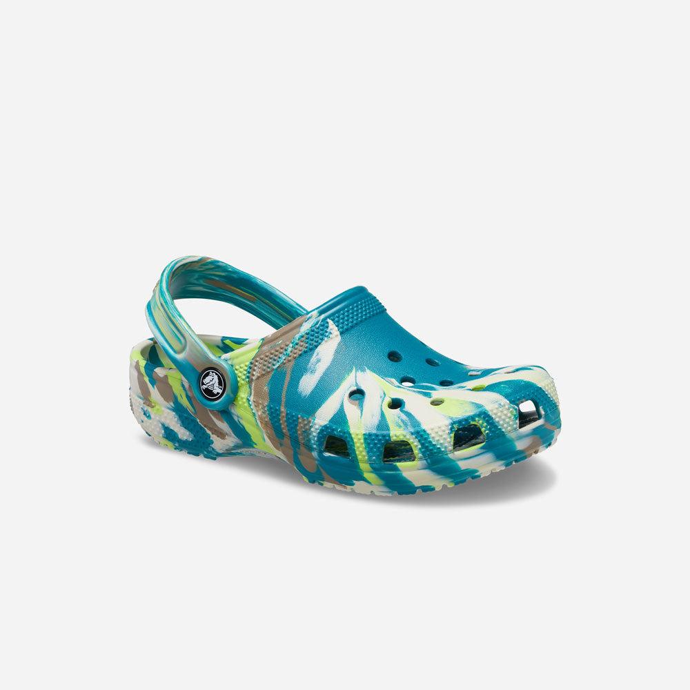 Giày nhựa trẻ em Crocs Toddler Classic Marbled - 206838-3UF