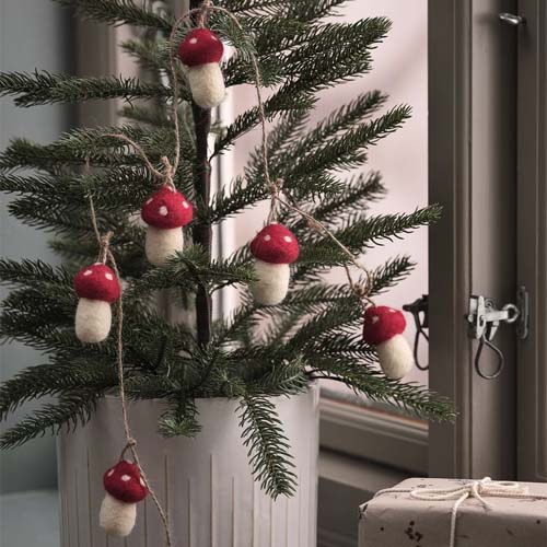 Phụ kiện trang trí giáng sinh | JYSK Lodur | sợi đay/polystyren | nhiều màu | D130cm