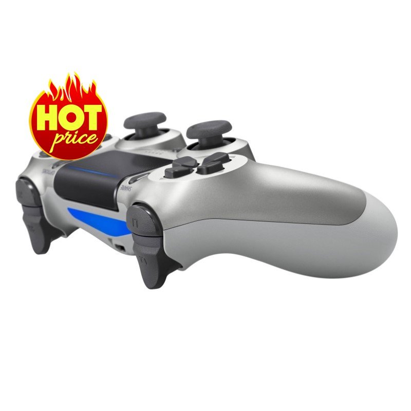 Gamepad Không dây Bluetooth PlayStation Silver cho máy tính - điện thoại - máy game Console PS/4