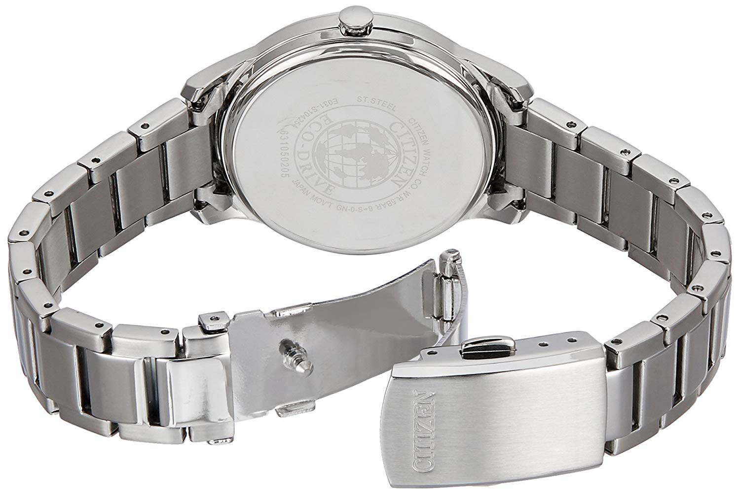Đồng Hồ Nữ Citizen Dây Thép Không Gỉ EM0410-58E - Mặt Đen