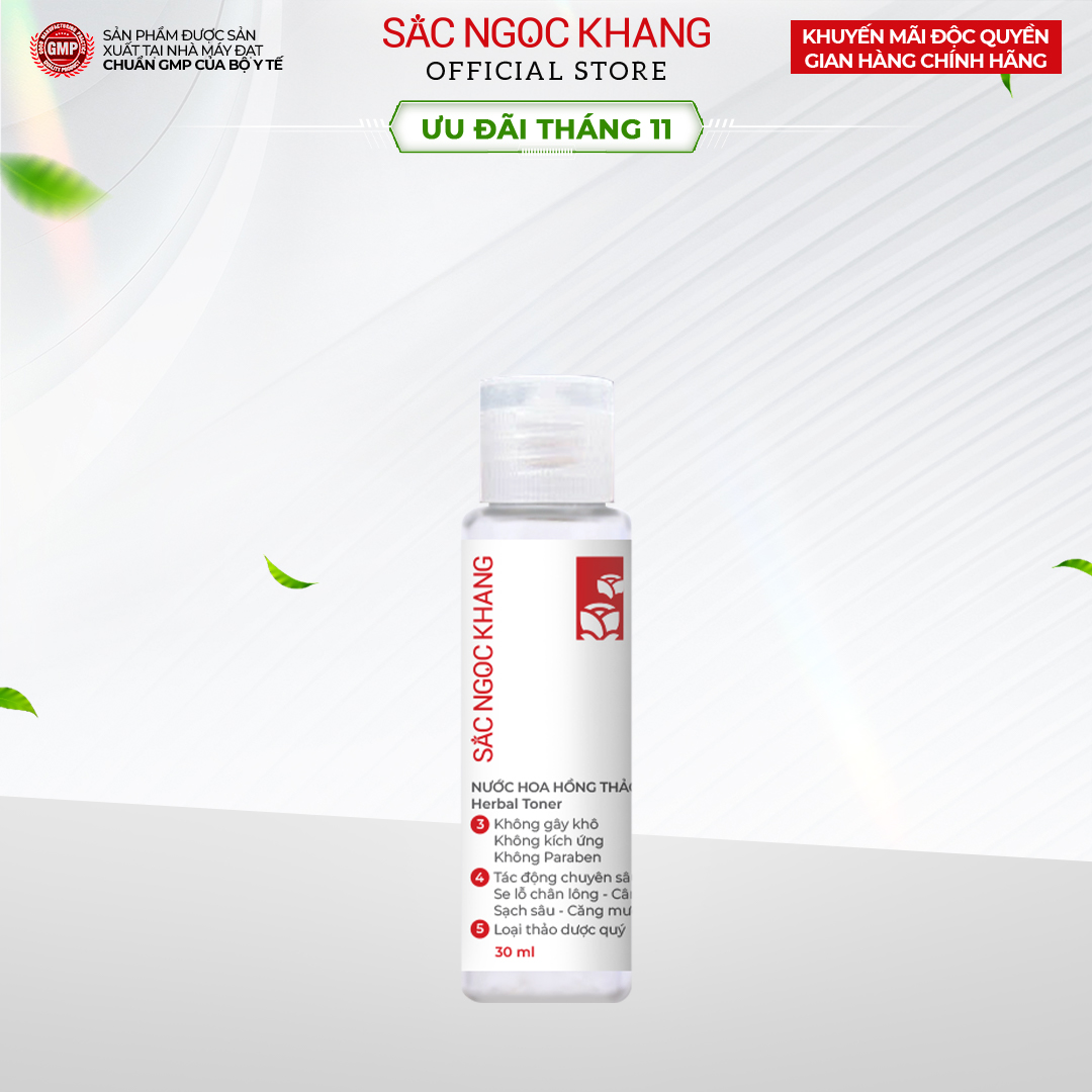 [Size du lịch] Nước hoa hồng 30g