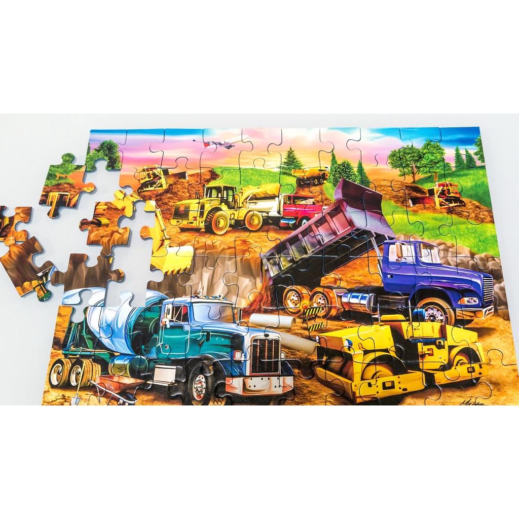 Xếp hình Puzzle Công trình xây dựng Ravensburger Construction Crowd 60 miếng