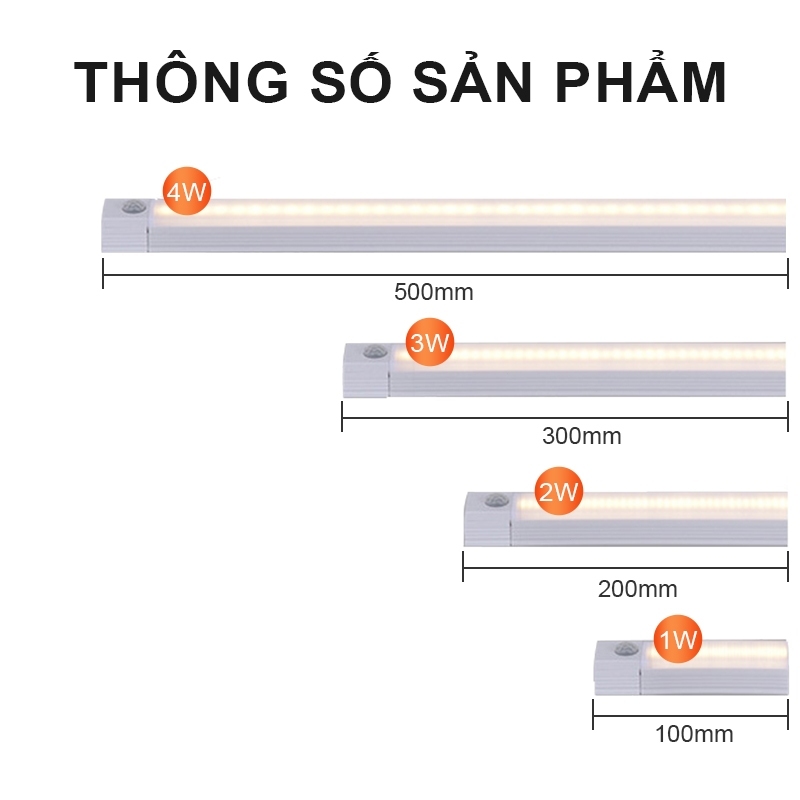 Đèn LED Cảm Biến Chuyển Động Nhiều Kích Cỡ Cảm Ứng Hồng Ngoại 3 Chế Độ Không Dây Điều Chỉnh Độ Sáng Qua 1 Lần Nhấn Ánh Sáng Bảo Vệ Mắt Tốt Tự Động Bật/Tắt Ban Đêm Đèn Học Làm Việc Đọc Sách Ngủ Cao Cấp Dễ Tháo Lắp Tiện Gắn Giường Cầu Thang Toilet Tủ USB