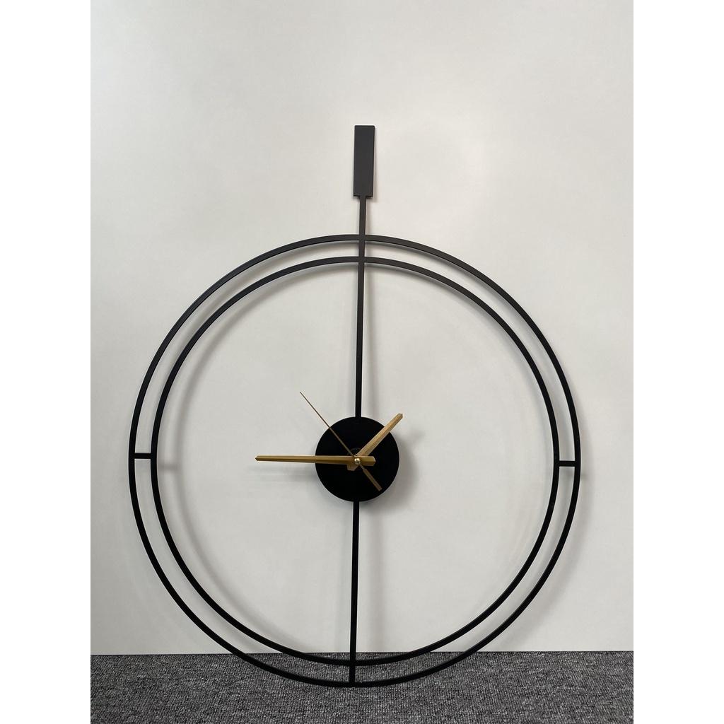 Đồng hồ treo tường Minimalist phong cách tối giản, kiểu dáng hiện đại, CNC Metal Wall Clock - Monomi C016