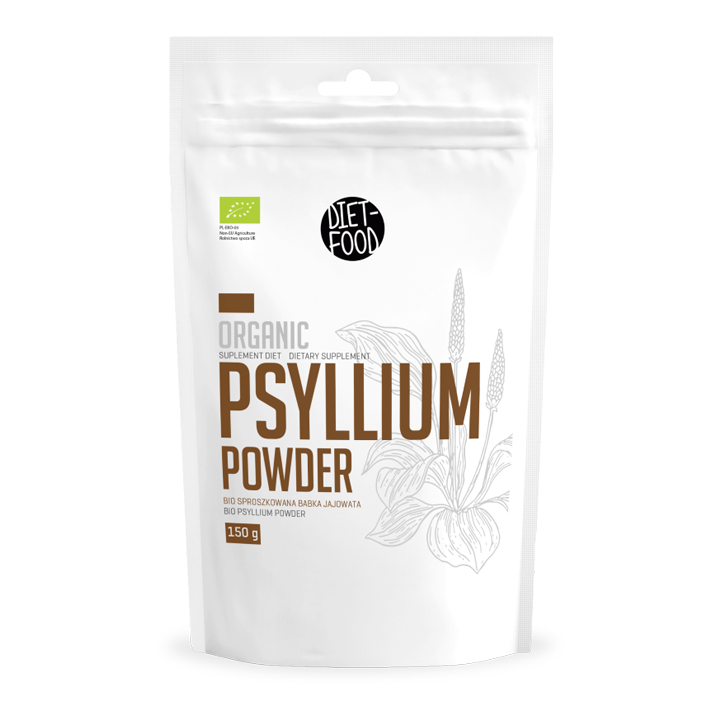 Bột vỏ hạt mã đề hữu cơ Diet Food 150g Organic Psyllium Powder