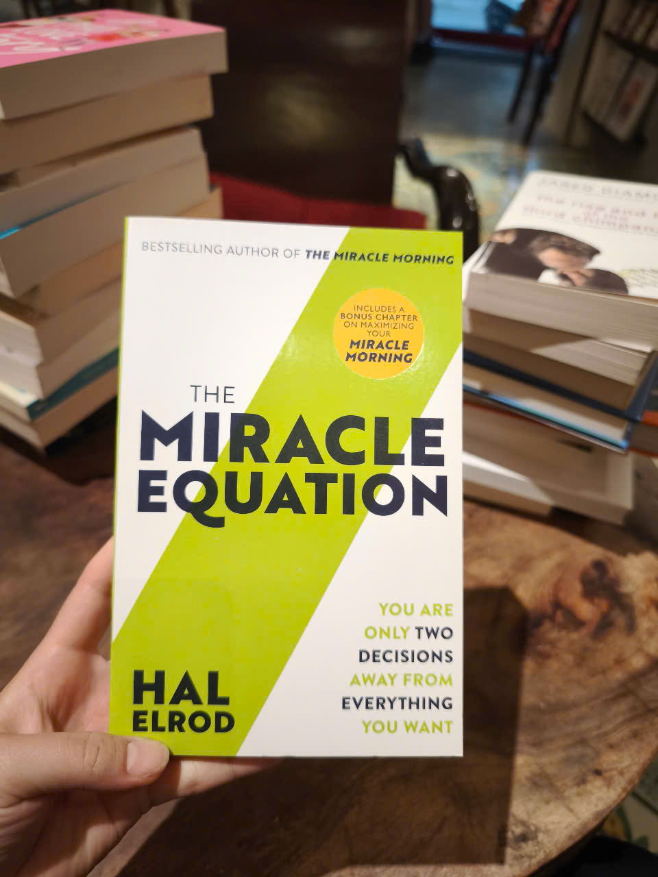 Sách - The Miracle Equation: You Are Only Two Decisions Away From Everything You Want by Hal Elrod