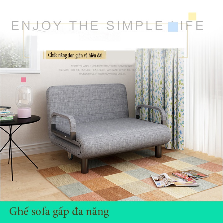 Ghế sofa phòng khách đa năng kiêm giường - sofa giường gấp gọn - ghế sofa gấp gọn đa năng