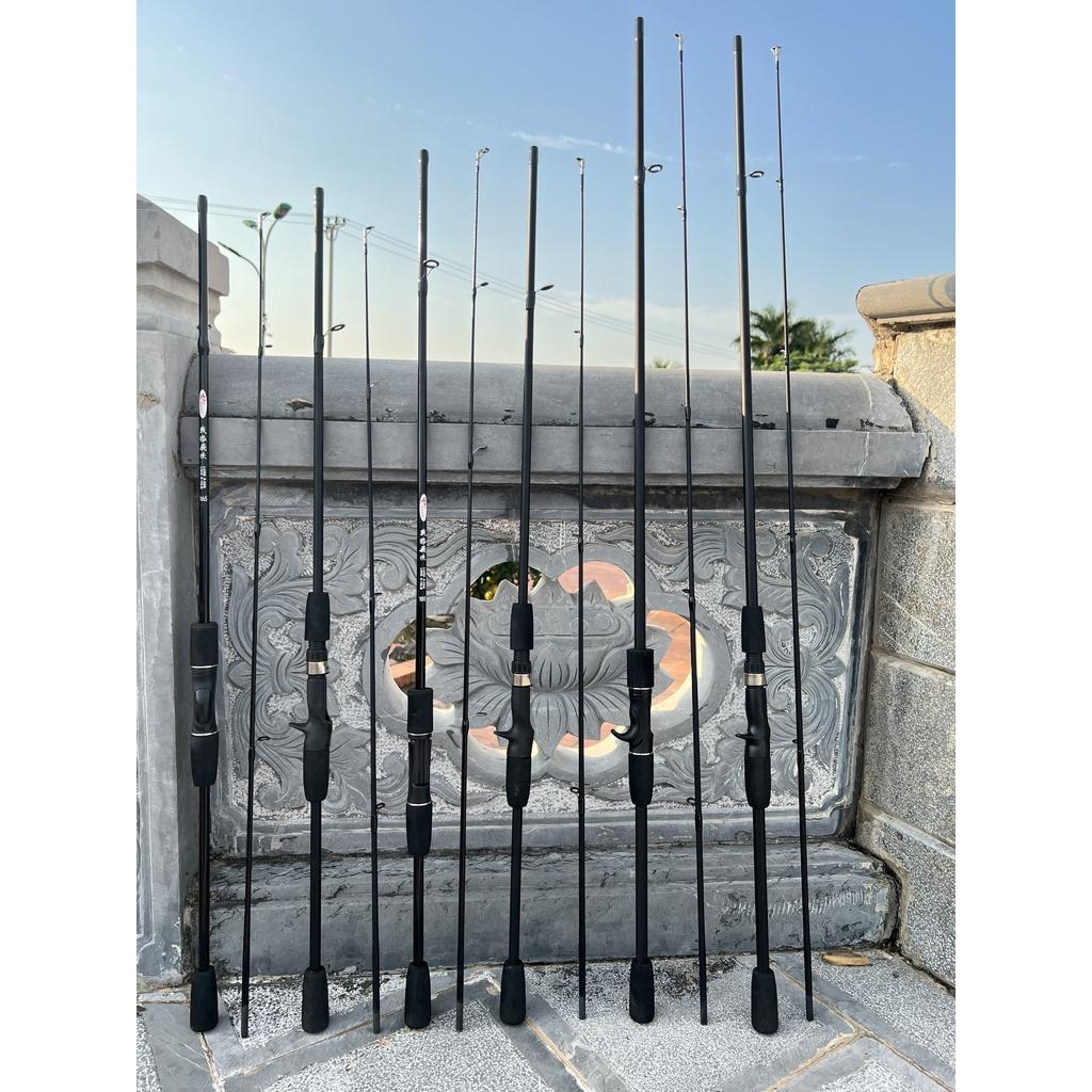 Cần câu lure  máy đứng và máy ngang  2 khúc chuyên câu lancer câu cá lóc cao cấp chất lượng giá rẻ