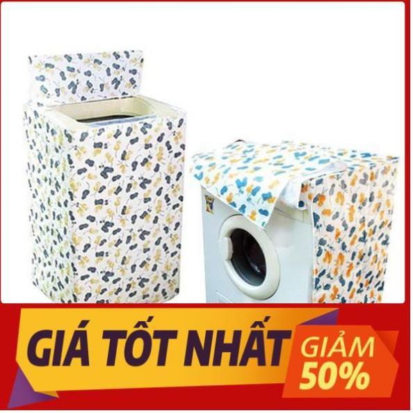 Áo trùm máy giặt vỏ bọc loại cửa trước ngang & trên đứng 7kg 8kg 9kg - vải bao chùm chống bụi