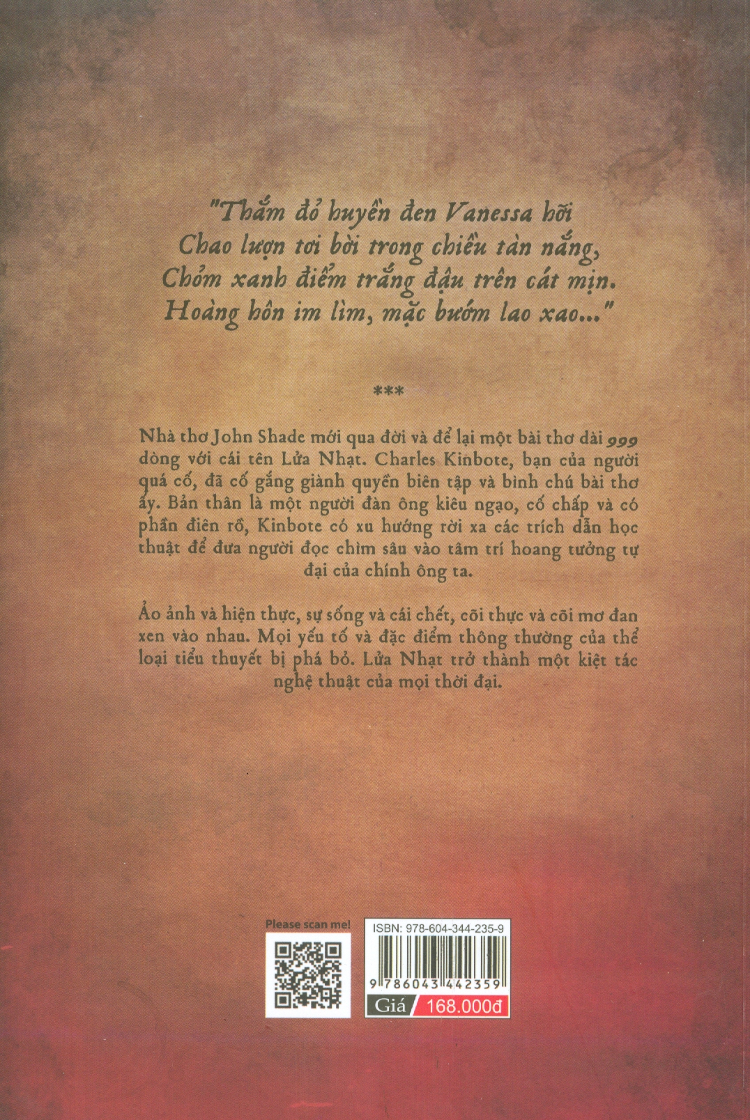 LỬA NHẠT - Vladimir Nabokov - Vân Hà dịch -