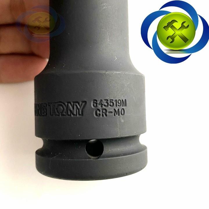 Tuýp 3/4 Inch loại 6 cạnh dài 90MM màu đen KINGTONY - 6435