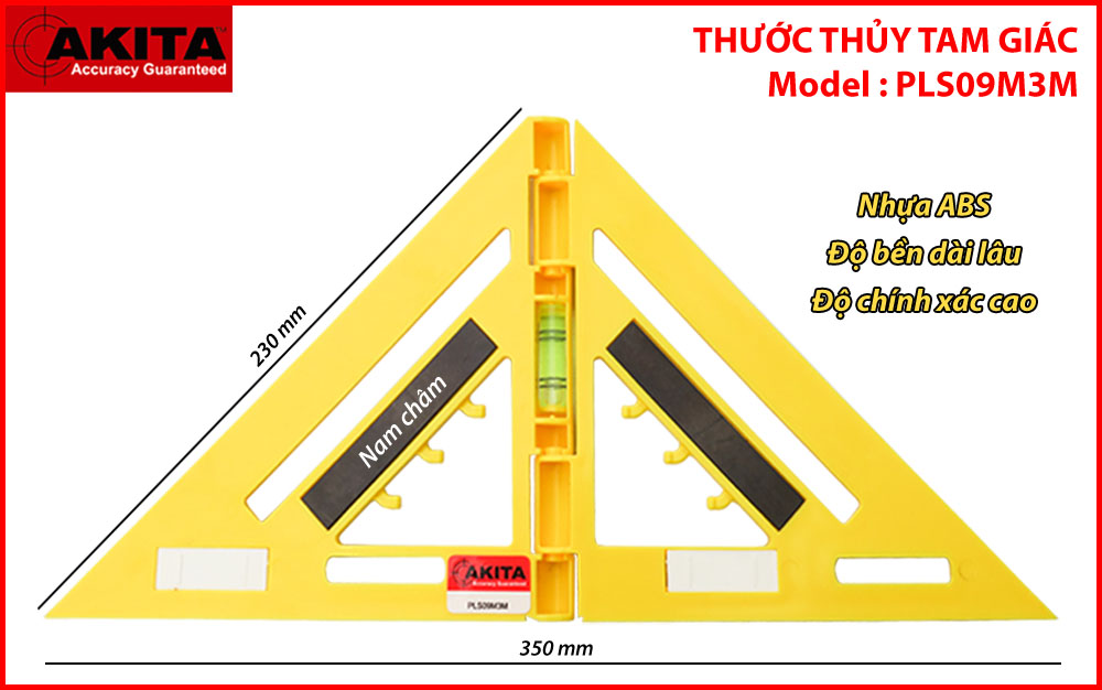 Thước thủy tam giác có từ Akita