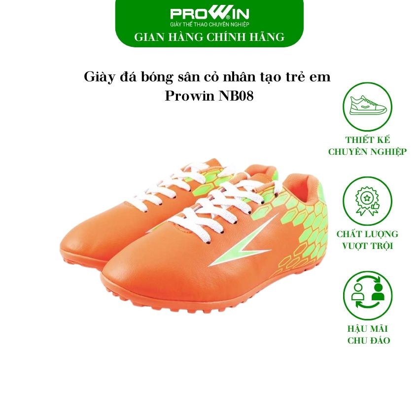 Giày đá bóng sân cỏ nhân tạo trẻ em Prowin NB08