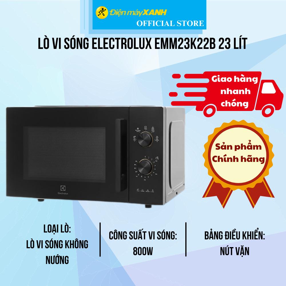 Lò vi sóng Electrolux EMM23K22B 23 lít - Hàng Chính Hãng