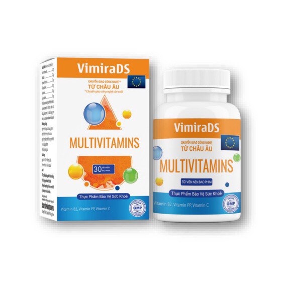 VIMIRADS MULTIVITAMIN Tăng Cường Sức Khỏe, Nâng Cao Sức Đề Kháng