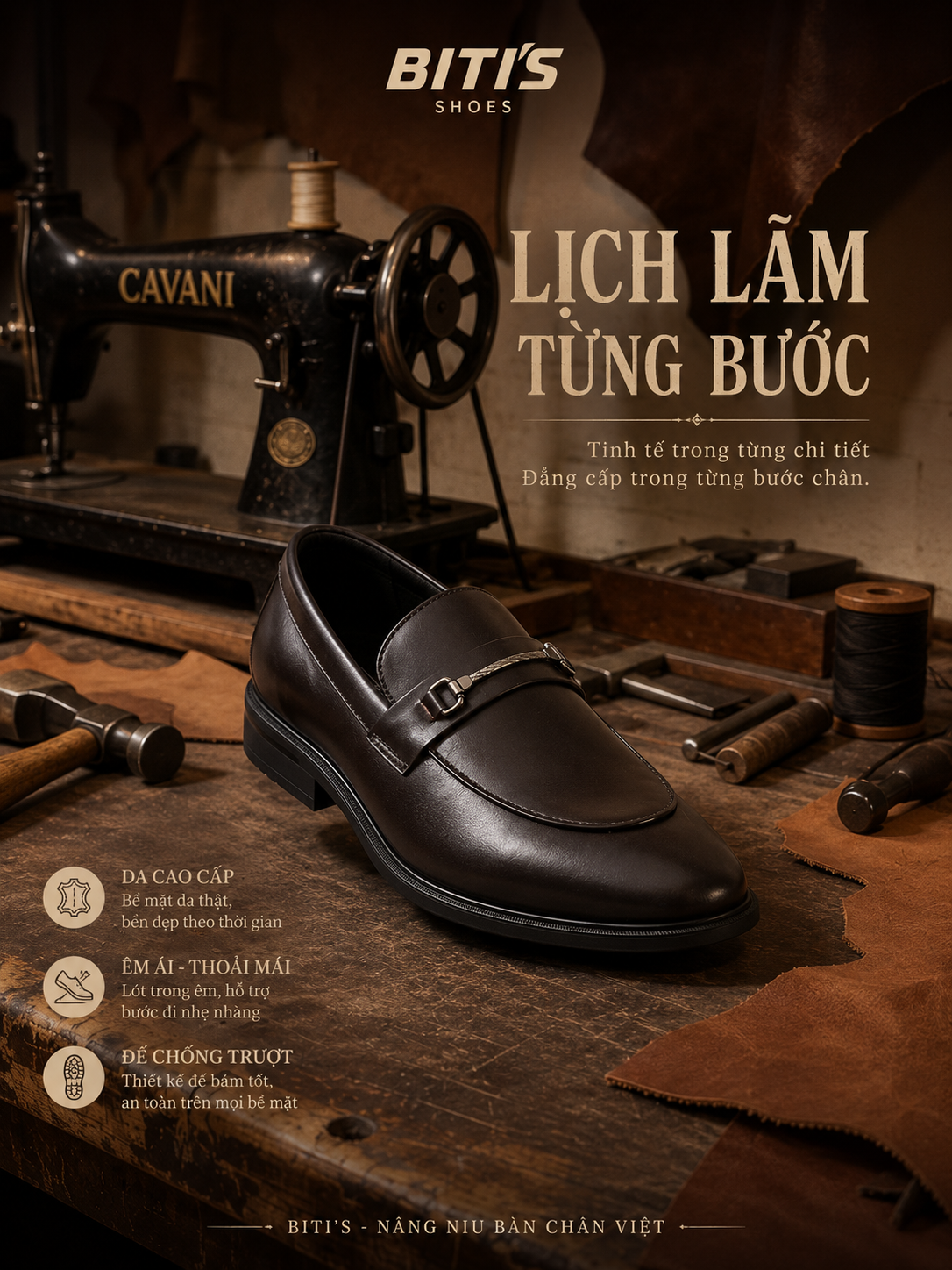 Giày tây nam cao cấp Biti's (39-44)