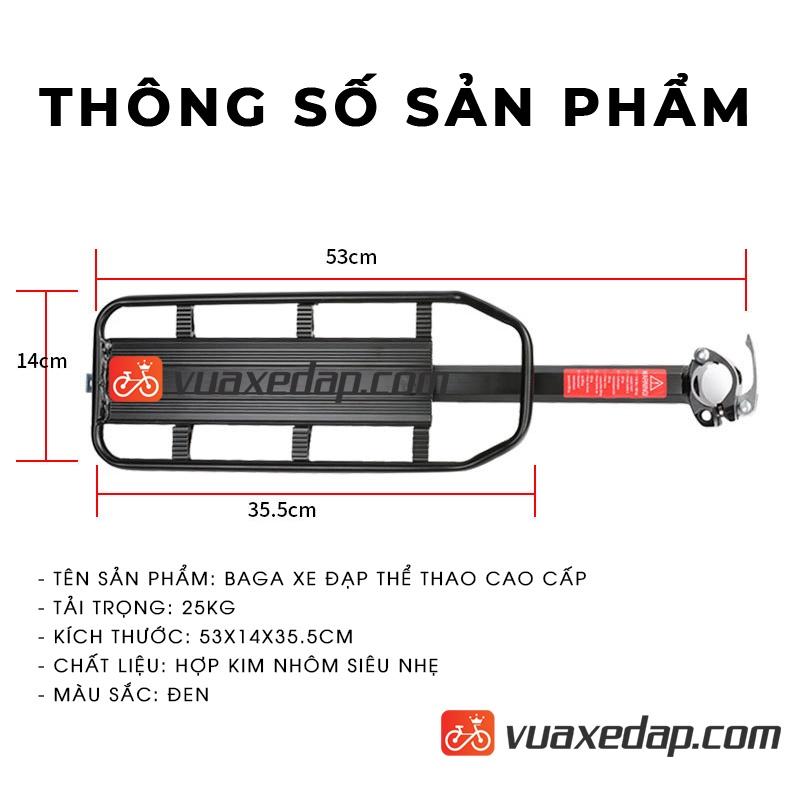 Baga Xe đạp Đa Năng Gắn Cọc Yên.