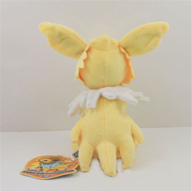 Gấu Bông Pokemon Eevee (Eevui) Jolteon Hệ Điện (20Cm---30Cm) Hàng Chính Hãng Pokemon Nguyên Tem Nguyên Tag (Tặng Kèm 1 Ví Da 12 Ngăn Đựng Thẻ ATM, CCCD)