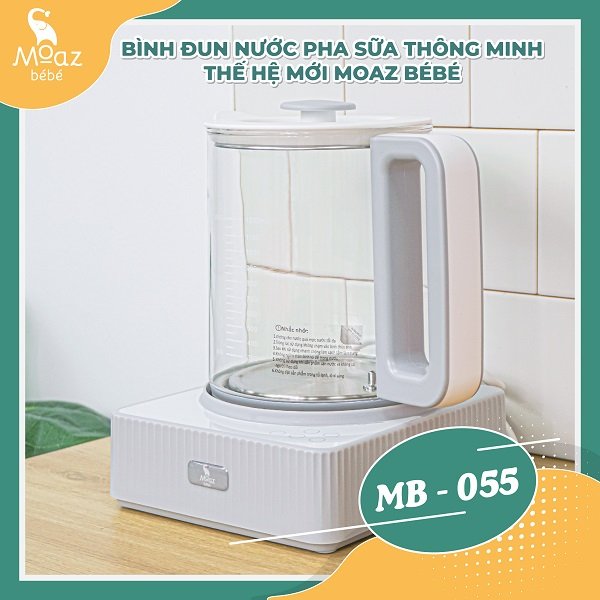 Máy đun nước pha sữa thông minh thế hệ mới Moaz BéBé MB - 055