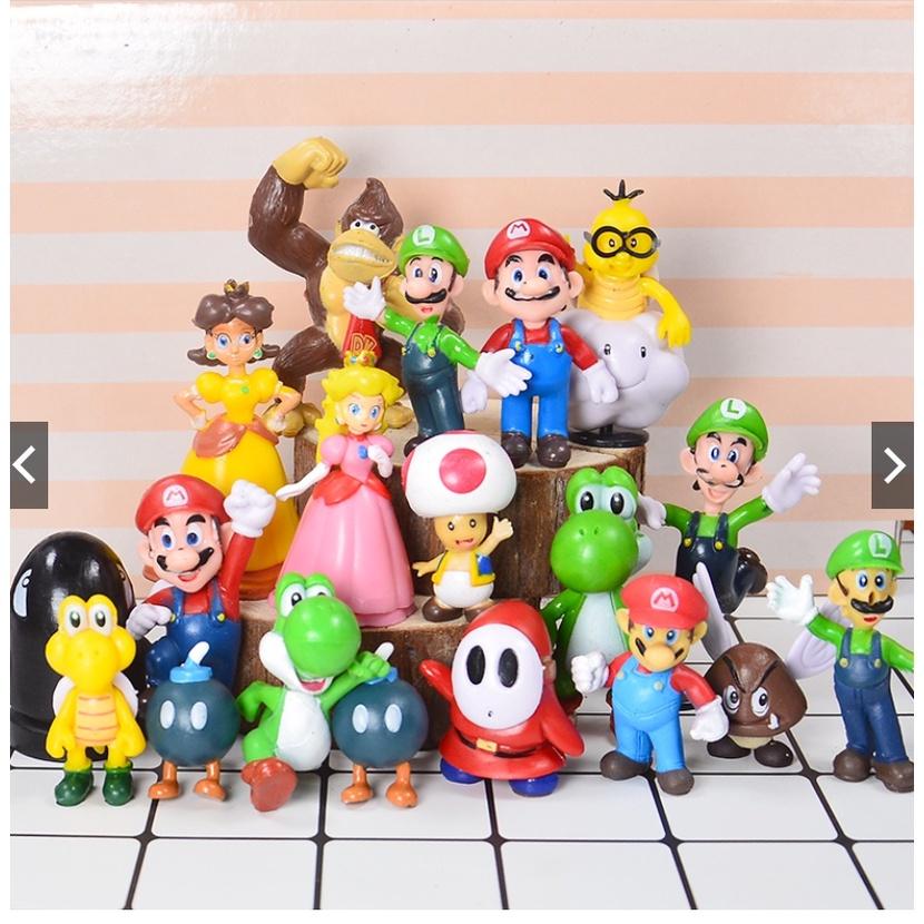 Mô hình nhân vật trong game Mario - 12 cm