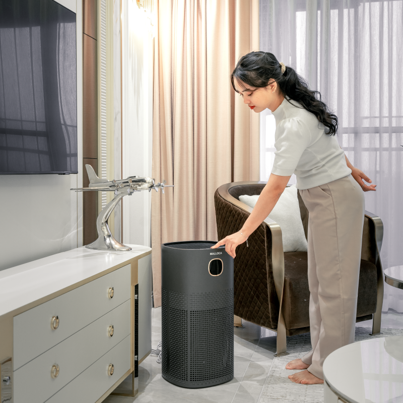 Máy lọc không khí Malloca MAP-08B - Diện tích phòng 62m2- Hàng chính hãng - BH 1 năm