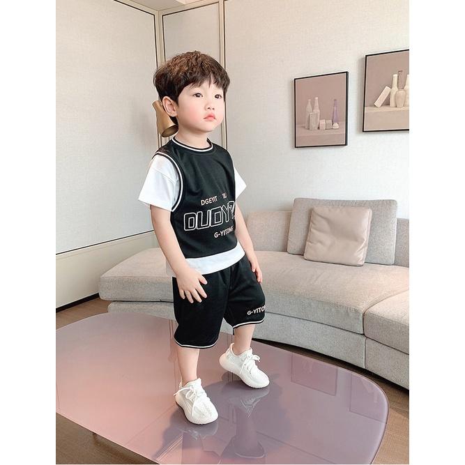 BS57 Size 90-130 (9-30Kg) Đồ bộ cho bé trai - Áo Thun + Quần vải cho bé HÀNG QUẢNG CHÂU