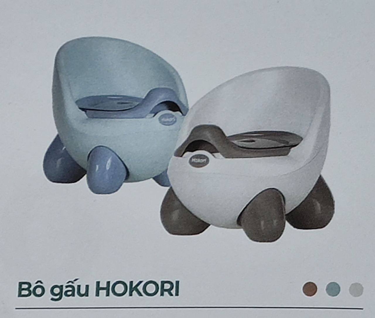 Bô Gấu Hokori Có Ngăn Cho Bé Đi Vệ Sinh Bô Gấu Có Tựa Cho Bé Đi Vệ Sinh Chống gù Lưng