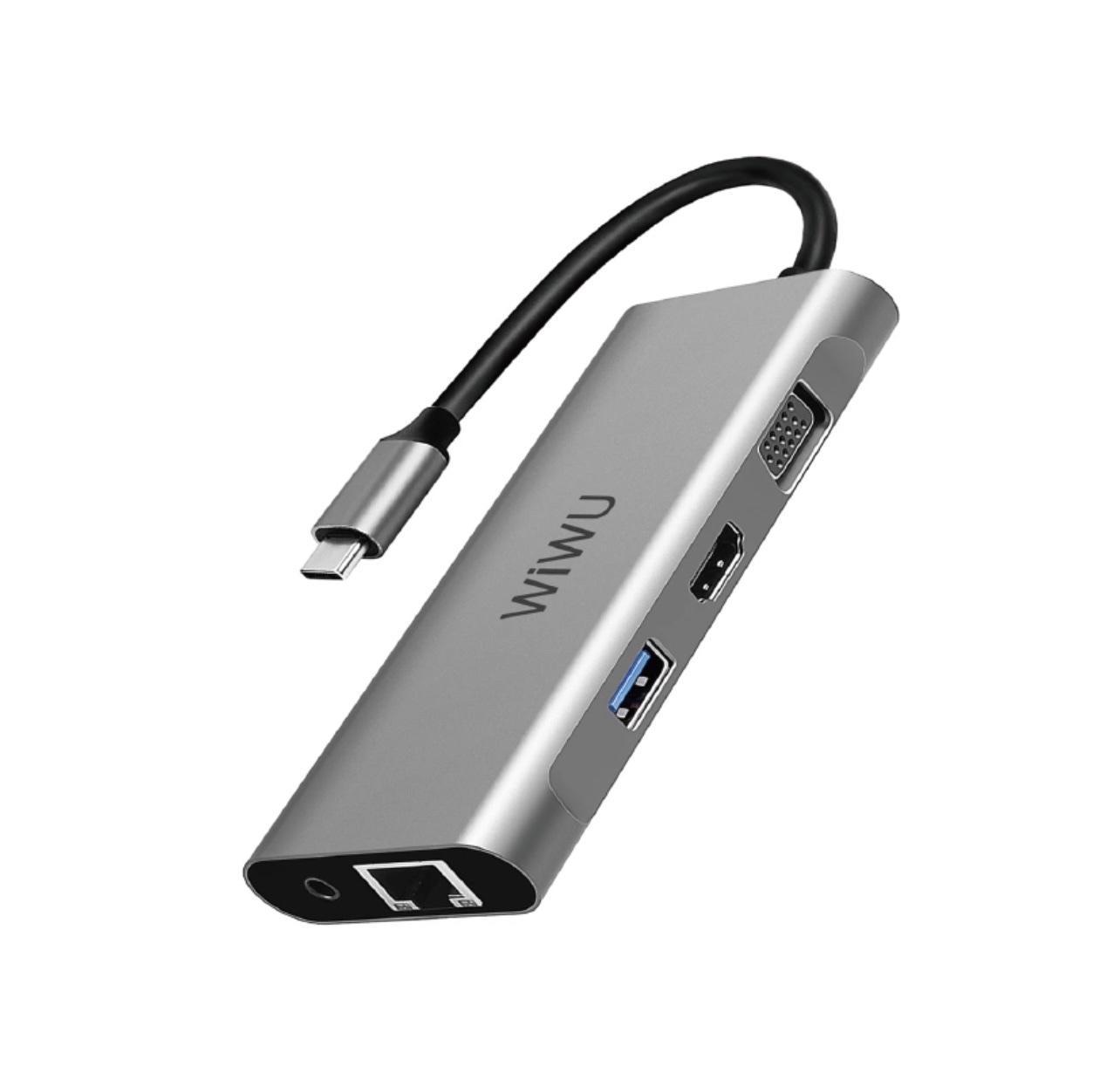 BỘ CHUYỂN ĐỔI WIWU ALPHA A11312H 11 IN 1 USB TYPE C HUB Chất Liệu Hợp Kim Nhôm, Khả Năng Tương Thích Rộng Rãi - Hàng Chính Hãng