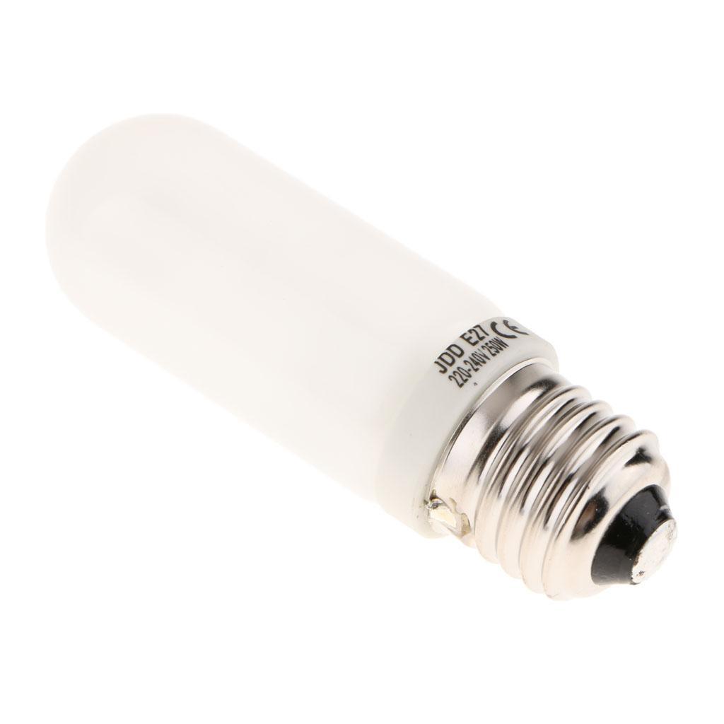 4X Modeling Lamp Tube E27 250w Studio Strobe Bulb Halogen Light Warm White