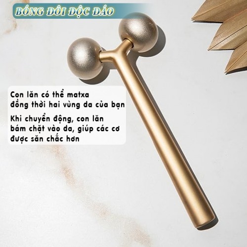 Con Lăn Massage Nâng Cơ Mặt 3D Tạo Cầm Vline Nikio NK-125G - Không Dùng Điện