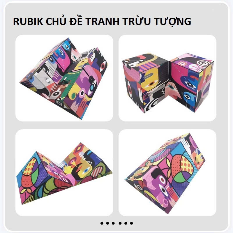 Đồ Chơi Trí Tuệ Khối Rubik Biến Hình Biến Thể Phát Triển Trí Não Cho Bé Rèn Luyện Trí Nhớ Có Nam Châm Đồ Chơi Khối Lập Phương Ma Thuật Thần Kỳ Magic Cube Rubik 3D Gia Đình